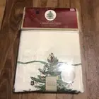 Spode Christmas Tree Fabric Tablecloth 60" x 144" For Oblong & Oval Tables