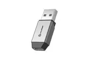 Alogic Ultra Mini USB-A to USB-C Adapter - Space Grey (ULACMN-SGR)