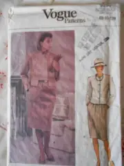 VOGUE MISSES JACKET SKIRT PATTERN 9050 SIZE 8-10-12