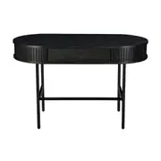 Alamein Dania 120cm Wooden Home Office Computer Desk Black