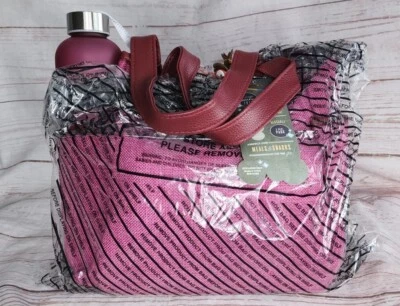 7 Pc Large Insulated Fashionable Lightweight Lunch Picnic Tote Bag