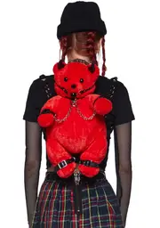 [Current Mood] Good To Be Bad Teddy Backpack - Red