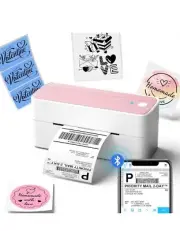 4x6 Bluetooth Thermal Shipping Label Printer for Small Business Package Mail Lot