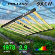 Phlizon 800W 240W Foldable LED Grow Light Dimmable Full Spectrum Hydroponics CO2