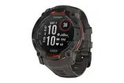Garmin Instinct 3 Solar Smart Sports Watch - Black with Charcoal Band; 50mm