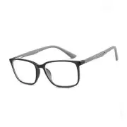 Blue Light Reading Glasses for Men，Sport Square Frame Readers, 01 Black 1.75 x