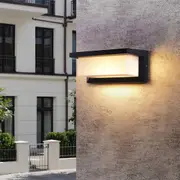 Solar Garden Lights Outdoor Square Solar Light Control Wall Light