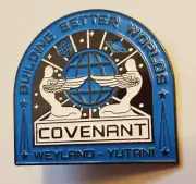 Alien Movie Series "Covenant- Weylan/Yutani" Logo Metal Lapel Pin- 1.75"