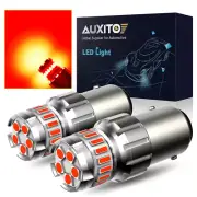 AUXITO 1157 BAY15D LED Tail Light Brake Light Bulbs Kit Red Anti Hyper Flash 4X (for: Renault)