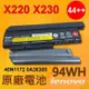 LENOVO X230 94WH 原廠電池 X220 X230 共用款 44++ 44+ (9.5折)