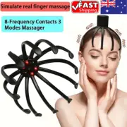 USB Electric Octopus Claw Scalp Massager Hands Therapeutic Head Scratcher Relief