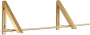 Wall Mounted Drying Rack Wall Outdoor Folding Drying Rack Telescopic Rack for Clothes Horse Coat Hangers(40cm)
