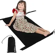Toddler Airplane Seat Extender, Kids Airplane Footrest Portable Kids Airplane Seat Extender with Storage Bag Foldable Airplane Foot Hammock Comfortable Toddler Airplane Bed Travel Essentials