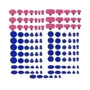 126 Pcs Auto Puller Tabs Car Body Paintless Dent Repair Tools Glue Puller Tabs