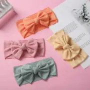 Baby Girls Bow Headband Soft Elastic Headwrap Children Hairband Turban Headwear