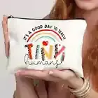 1 Pc Teach Them, Love Them, Watch Them Grow Print Teacher Cosmetic Bag