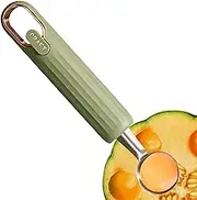 Fruit Baller Scoop, Stainless Steel Watermelon Scooper Spoon, Ice Cream Spoon, Watermelon & Fruit Scooper and Baller, Round Design for Kitchen, Enhances Fruit Salad Preparation