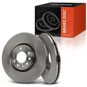 2Pcs Front Left & Right Disc Brake Rotors for Saab 9-3 9-5 Chevy Saturn Astra (for: Saab)