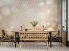 3D Snowflake Dream Self-adhesive Removeable Wallpaper Wall Mural