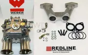 MGA MGB Weber DCOE kit w/ Cannon manifold, Genuine 45 DCOE, & linkage