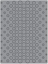 Half Tone Dots Cover Dies for Card Making Rectangular Background Frame Metal Cutting Dies for DIY Scrapbooking Paper Crafting Embossing Stencil Die Cuts Punch Template Handmade Crafts Album Decor