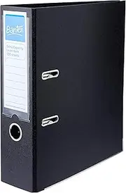 Bantex Lever Arch Folder Extra Capacity A4 80mm Spine Black 500 Sheet Capacity [Item No. 100851791]