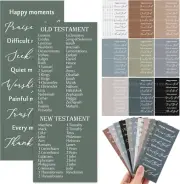 100 Pcs Bible Verse Bookmarks 2.36 X 6 Inch Bulk Religious Bookmarks