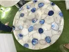 36" White Agate Gemstone Center Sofa Coffee Table Top Modern Art Home Furnitures