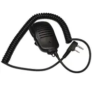 2 Pin PTT Mini Speaker Mic for Kenwood Pro-Talk Pro-Power Free-Talk Protalk XLS