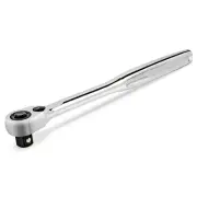 Powerbuilt 1/4 Inch Drive 72 Tooth Pro Tech Ratchet with Contour Handle - 649968