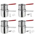 Stainless Steel Deep Fryer Pot Milk Warmer for Chips Fried Chicken Baking