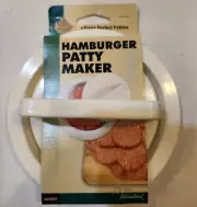 HAMBURGER PATTY MAKER BURGER PRESS MEAT MOLD SET OF TWO