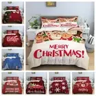 Christmas Home Decor Single/Double/King Bed Set Quilt/Doona/Duvet Cover