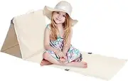 Beach Lounger - Stable Camping Pad Foldable Mat Beach Chair,Lightweight Backrest Lounge Sleeping Pad, Reclining Tanning Mat for Sunbathing, Outdoor