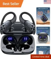 Bluetooth Headphones Wireless Earbuds 80hrs Playtime Waterproof Sports Ear buds