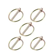 Linch Pin with Ring 4.5mmx36mm Assortment Kit for Boat Trailer Tractor 5Pcs