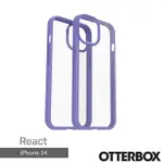 【OTTERBOX】IPHONE 14 6.1吋 REACT輕透防摔殼(透紫)