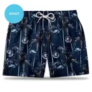 Carlton Blues AFL Hawaiian Shorts Sizes S-5XL BNWT