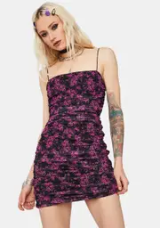 I Will Survive Floral Mini Dress
