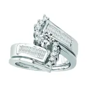 1 CT-Diamond 1/3CT-CRD BRIDAL SET