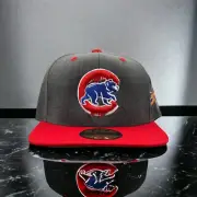 NEW Chicago Cubs Capn On Melrose 2 Tone SnapBack Hat Flat Brim Cap Green UV