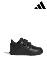 adidas Black Tensaur Sport Hook and Loop Trainers (M89207) | $53
