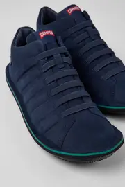 Beetle GORE-TEX Navy blue nubuck ankle boots for men