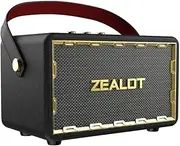 [ZEALOT] MT01 Retro Classic Speaker - 60W Bluetooth Portable Subwoofer 24000mAh 48h Playtime Speaker Loud Stereo Booming Bass TWS 5.2 Hi-Fi Sound Cube Design for Outdoor/Home/Car/Party