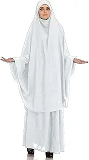 [Bciopll] Muslim Burqa Abaya Women Hijab Dresses Prayer Garment 2 Peices Sets Burka Niqab Long Khimar Kaftan Robe Jilbab Islamic Clothing
