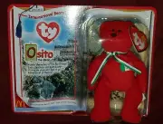 TY "OSITO The BEAR" International Bears II McDonalds Teenie Beanie Babies 1999