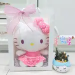 正版KITTY娃娃 12吋 KITTY禮物袋三麗鷗HELLO KITTY娃娃凱蒂貓 KITTY絨毛娃娃 凱蒂貓玩偶禮物袋