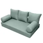 |COVER ONLY| Style3 Queen Knife Edge Daybed Mattress Bolster Pillow Covers AD002