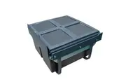 Elite Domestique 36L Twin Slide Out Concealed Waste Bin with Soft Close - Low Profile - for a 600mm Cabinet - Bottom Mounted