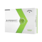 CALLAWAY SUPERSOFT GREEN 3 DOZEN GOLF BALLS - NEW 2023 BALL - VALUE PLUS!